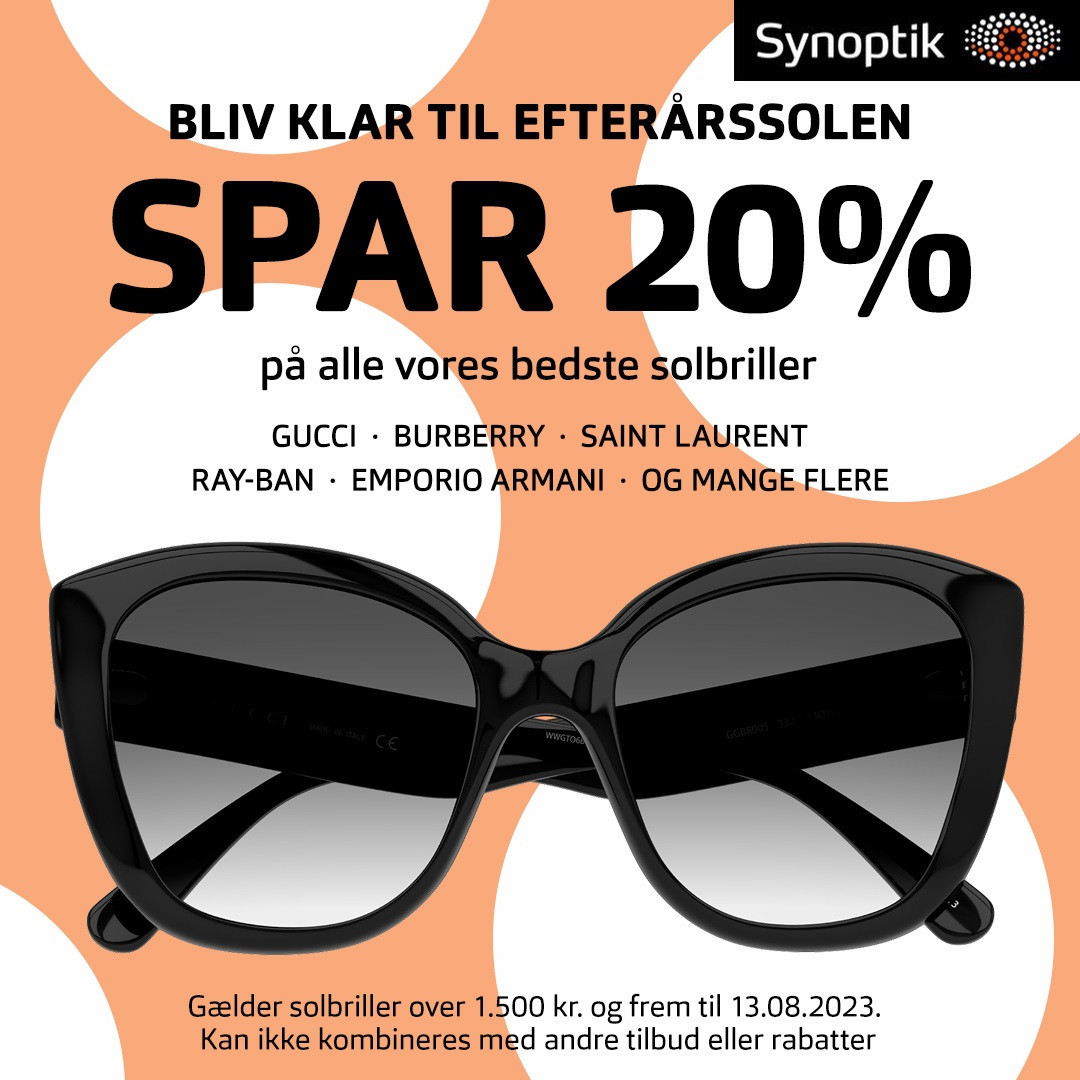 Synoptik optiker briller og linser | Frederiksberg Centret